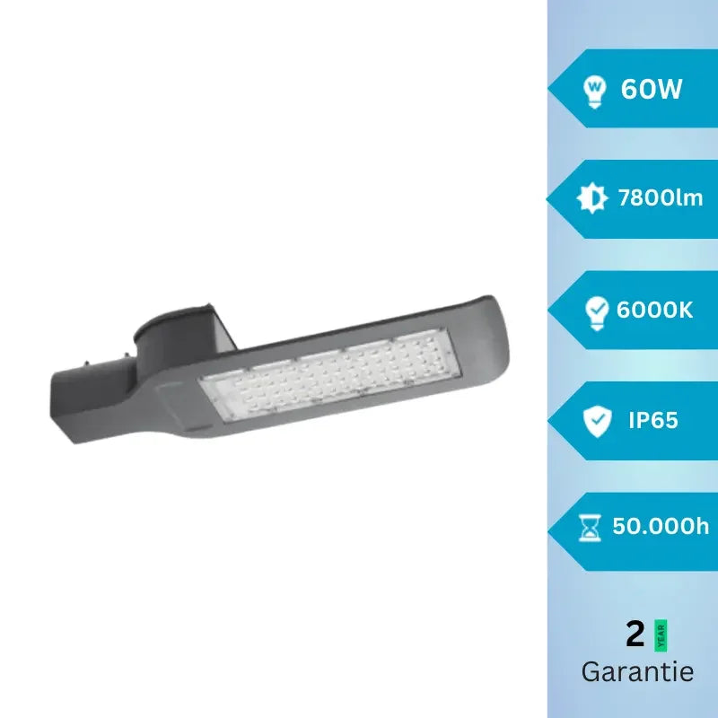 Lampa stradala LED 60W 7.800Lm 6000K IP65 | Led-Box.ro