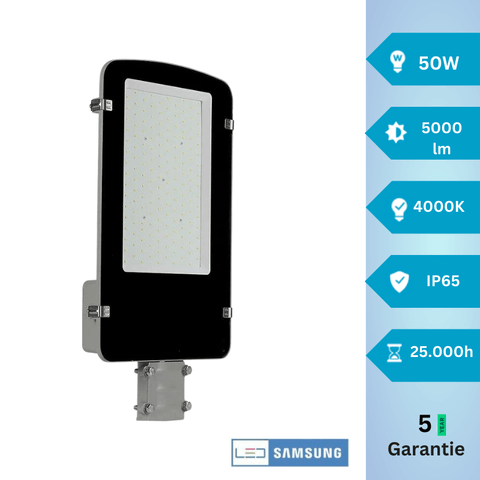 Lampa stradala LED chip Samsung 50W 4000K, IP65 - led-box.ro