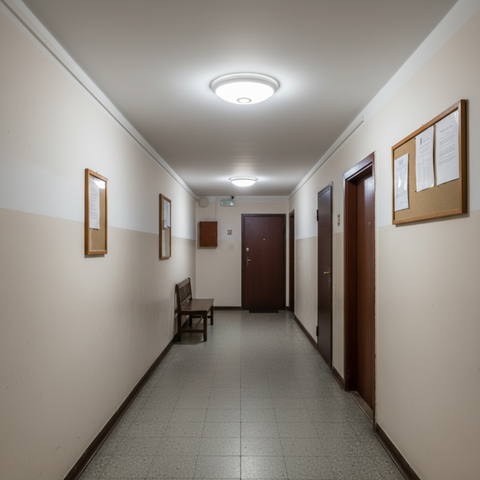 Lampă de tavan LED 15W cu senzor mișcare pentru scări
