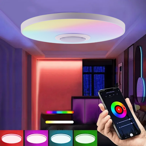 Lumină colorată RGB+CCT cu plafoniera LED Magic 25W