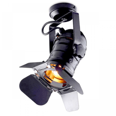 lampa de tavan proiector Cinema E27 negru
