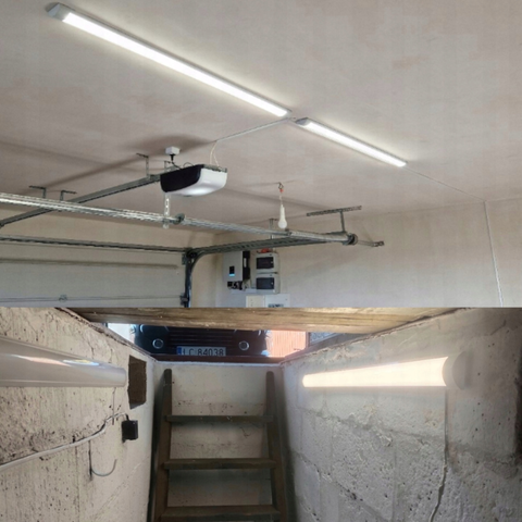 lampi liniare slim pentru atelier auto, lumina neutra, 150cm