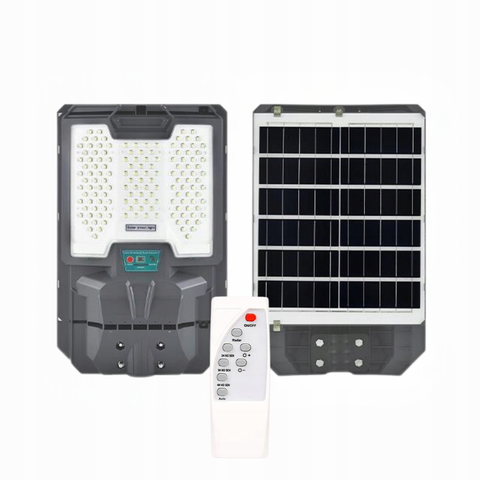 Lampa LED solară stradală Lix 400W cu panou fotovoltaic și telecomandă
