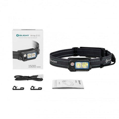 Lanterna frontala cu senzor, lanterna Olight Array 2 PRO, lanterne cap, lanterna cap, lanterne reincarcabile cap, led-box.ro