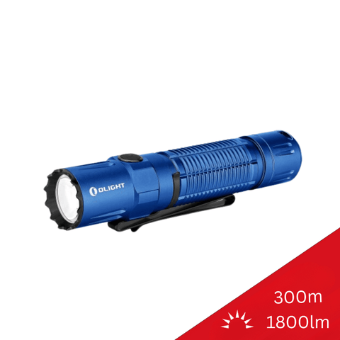 Lanterna LED Olight M2R PRO Albastru, 1800 lumeni - led-box.ro