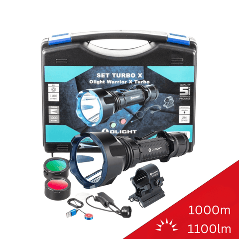 Lanterna Olight cu autonomie mare și lumină concentrată