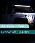 LED Bar Auto 4D Curbat 288W/24480 Lumeni, 127 cm, Combo Beam - led-box.ro