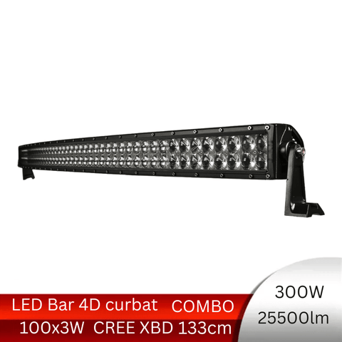 bara led auto curbat, ledbar auto, led bar auto, ledbar combo beam, led bar auto 300w, ledbar 12-24v, bara led auto masini teren, bara led auto offroad, ledbar 25500lm, ledbar auto 133cm, led-box.ro