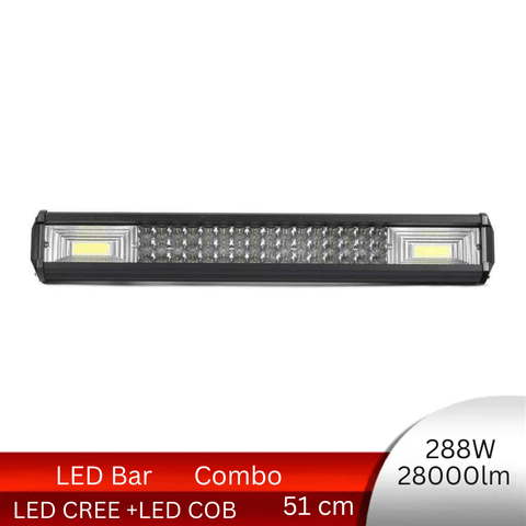 bara led auto, led bar auto combo, led bar auto 288w, bara led auto masini teren, bara led auto offroad, ledbar 28000lm, ledbar auto 51 cm, led-box.ro