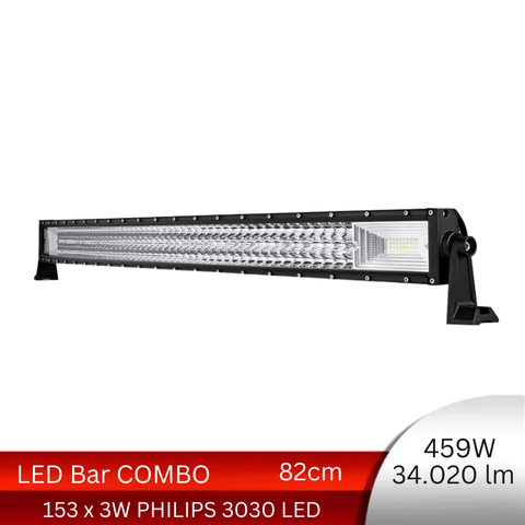 LED Bar Auto Offroad 459W/34020 Lumeni, 82 cm, Combo Beam - led-box.ro