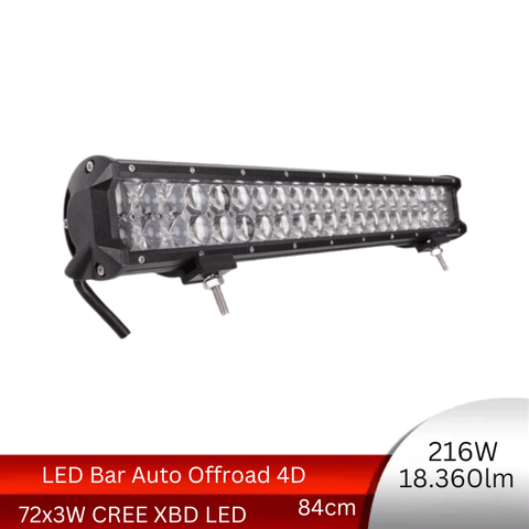 LED Bar Auto Offroad 4D 216W/18.360lm, 84 cm, Combo Beam - led-box.ro