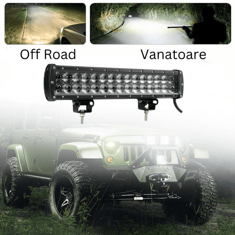 bara led auto 37cm, led bar auto combo, led bar auto 90w, bara led auto offroad, led bar 7200lm, led-box.ro