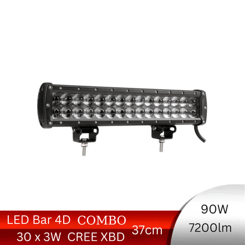 bara led auto 37cm, led bar auto combo, led bar auto 90w, bara led auto offroad, led bar 7200lm, led-box.ro