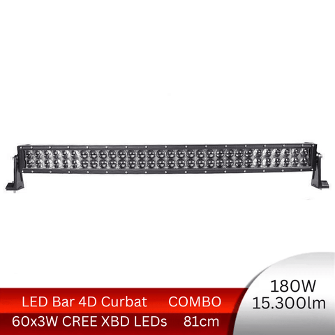 LED bar curbat, LED light bar, lumini LED bar, bare LED pentru mașini, bare luminoase LED, led bar 81cm, bara led combo, bara led 81cm, led-box.ro