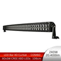 LED bar curbat, LED light bar, lumini LED bar, bare LED pentru mașini, bare luminoase LED, bara led combo, bara led 106cm, led bar 240w, led-box.ro
