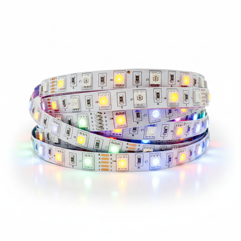 LED Strip banda led rgbw alb cald ip20 alb cald 3000k si multicoloră rgb