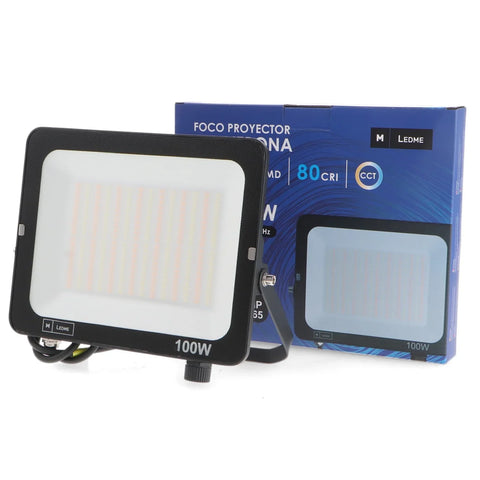 Proiector LED Exterior Verona Black 100W CCT — ambalaj