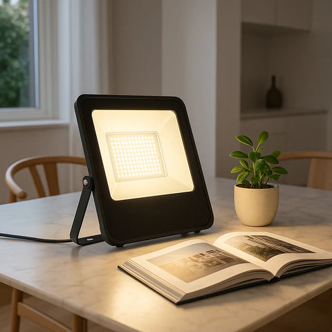Proiector LED Verona Black 100W CCT, IP65, 10000 lumeni - imagine lifestyle 3