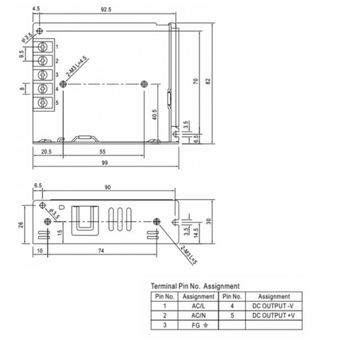 lrs-35-12, sursa mean well, sursa mean well 35w, sursa metalica meanwell, sursa 3A, sursa 12v 35w, meanwell surse, led-box.ro