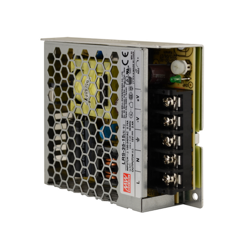 sursa alimentare mean well, Mean Well LRS-35-15, MEANWELL, sursa 15V, sursa mean well 2,3A, sursa 35W mean well, sursa incasetata, led-box.ro