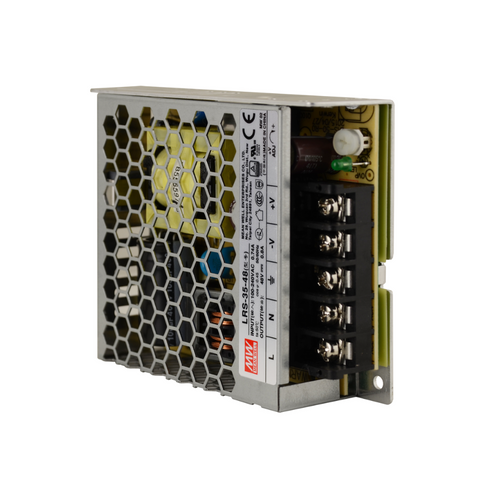 sursa alimentare mean well, Mean Well LRS-35-48, sursa de alimentare 0,8A 48V, surse meanwell 48v, sursa banda led, sursa alimentare led, led-box.ro