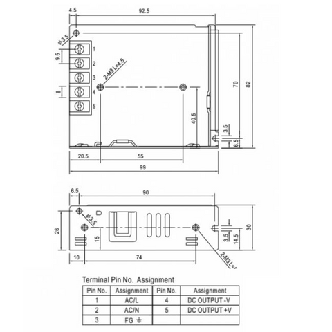 LRS-35-5 Mean Well Sursa Alimentare 35W 5V 7A