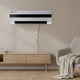 Încălzitor ceramic de perete 3000W alb, montat deasupra comodei în living