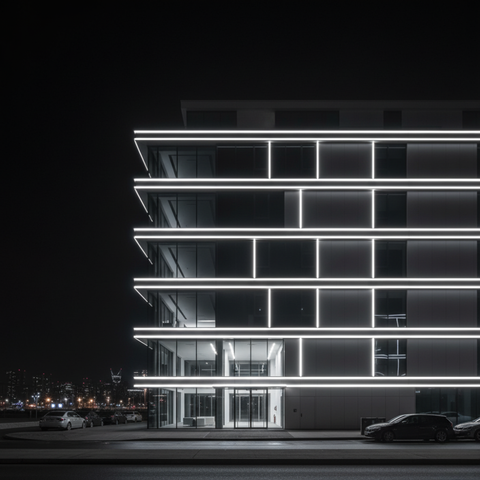 Detaliu LED SMD 2835 pe Neon Flex Alb Neutru