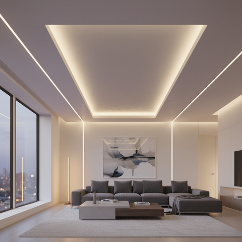 Furtun Neon FLEX LED Alb Neutru 230V pentru decoruri comerciale