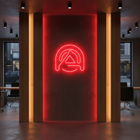 neon flex led rosu pentru decor iluminat decorativ