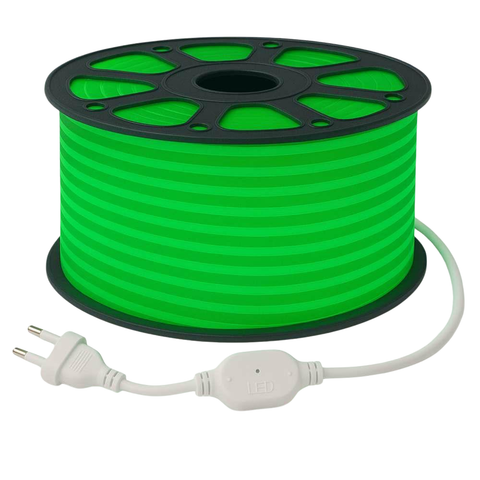 Neon FLEX LED Verde 230V 8x16mm IP65