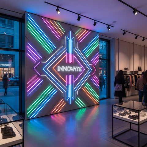 Neon LED RGB 24V pentru iluminat arhitectural