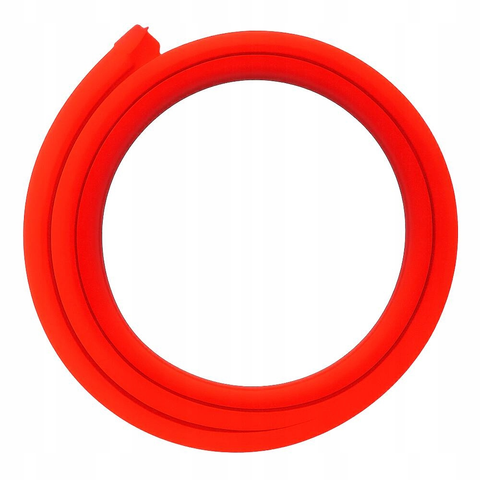 Neon FLEX Roșu 8x16mm 230V lumină vibrantă , 10m