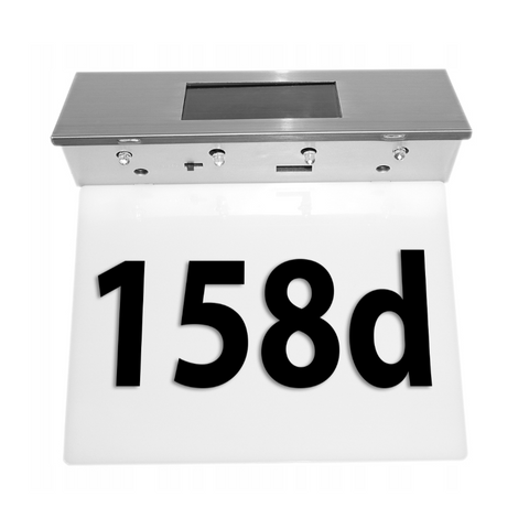 numar de casa solar cu senzor pentru fatada led-box.ro