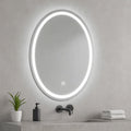 Oglindă Baie LED Ovală 50×70 cm cu iluminare perimetrală 3CCT