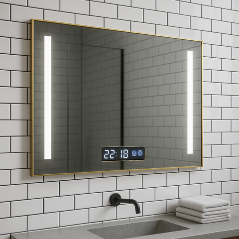 Afișaj digital și Touch pe oglinda LED Tolox