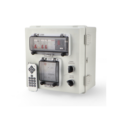 Tablou electric premontat rezistent la apă pentru piscină cu control LED