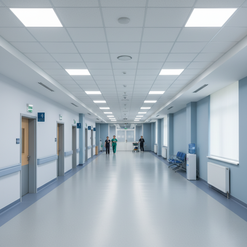 Panou LED 4000 lm difuzor opal pentru tavan casetat