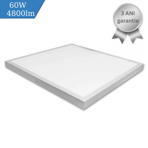 panou led, panou led tavan, panou led patrat, panou led 60x60cm, panou led aplicat, panou led casetat, led tavan casetat, panou led 60w, dedeman panou led, panou led 4500k, panou led lumina naturala, led-box.ro