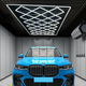 Secțiune a structurii hexagonale a panoului LED HoneyComb 680 W cu lumină alb rece