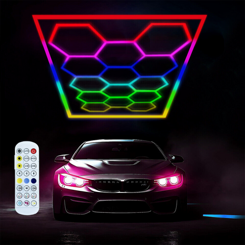 Tavan LED HoneyComb RGB 580 W  control cu telecomanda inclusa