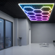 Panou LED HoneyComb RGB 580 W pentru iluminat arhitectural de lux