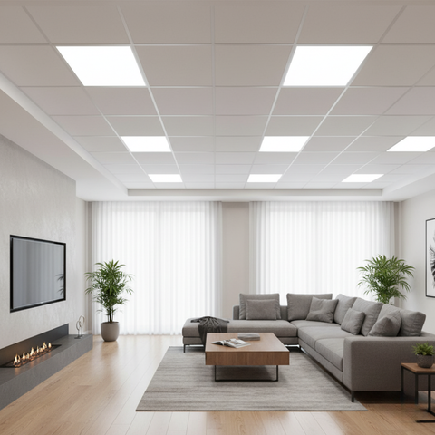 Panou LED modern pentru birou și spații comerciale