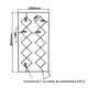 Conexiune modulară panou LED HoneyComb 510 W pentru spații mari

