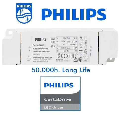 Panou suspendat Philips 40W, CCT, 4000lm, 120x20 cm - led-box.ro