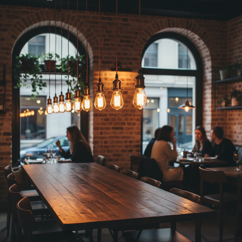 Pendul decorativ NICE finisaj bronz antic pentru cafenea și bar

