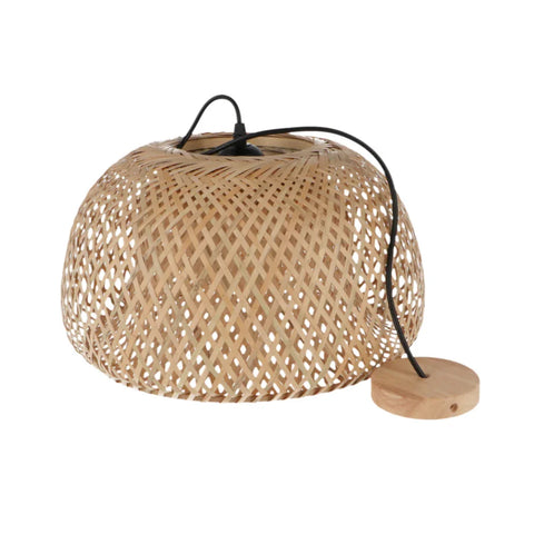 Lampă Menorca ratan formă rotundă