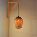 Pendul ratan natural Tabarca instalat pe suport lateral