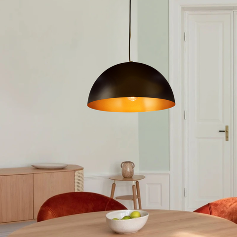 Lampă modern-vintage Pople montată pe tavan