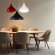 pendule pentru dining, iluminat modern cu lampi suspendate